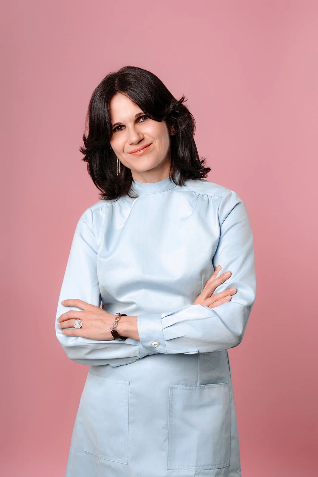 Retrato de la Dra. Juani Lafaja, ginecóloga